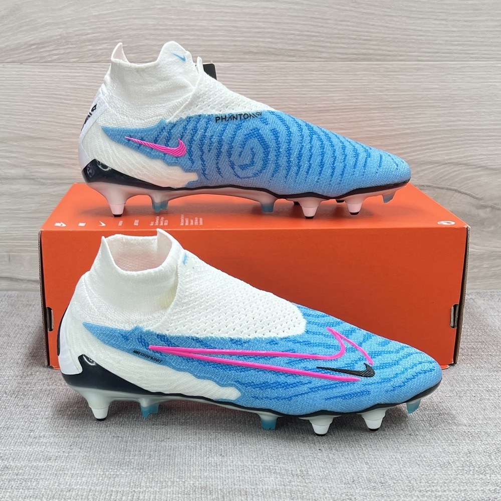Nike Phantom GX Elite DF SG Pro AC P Blue Pink White Mens Size 8.5 FD0260-446
